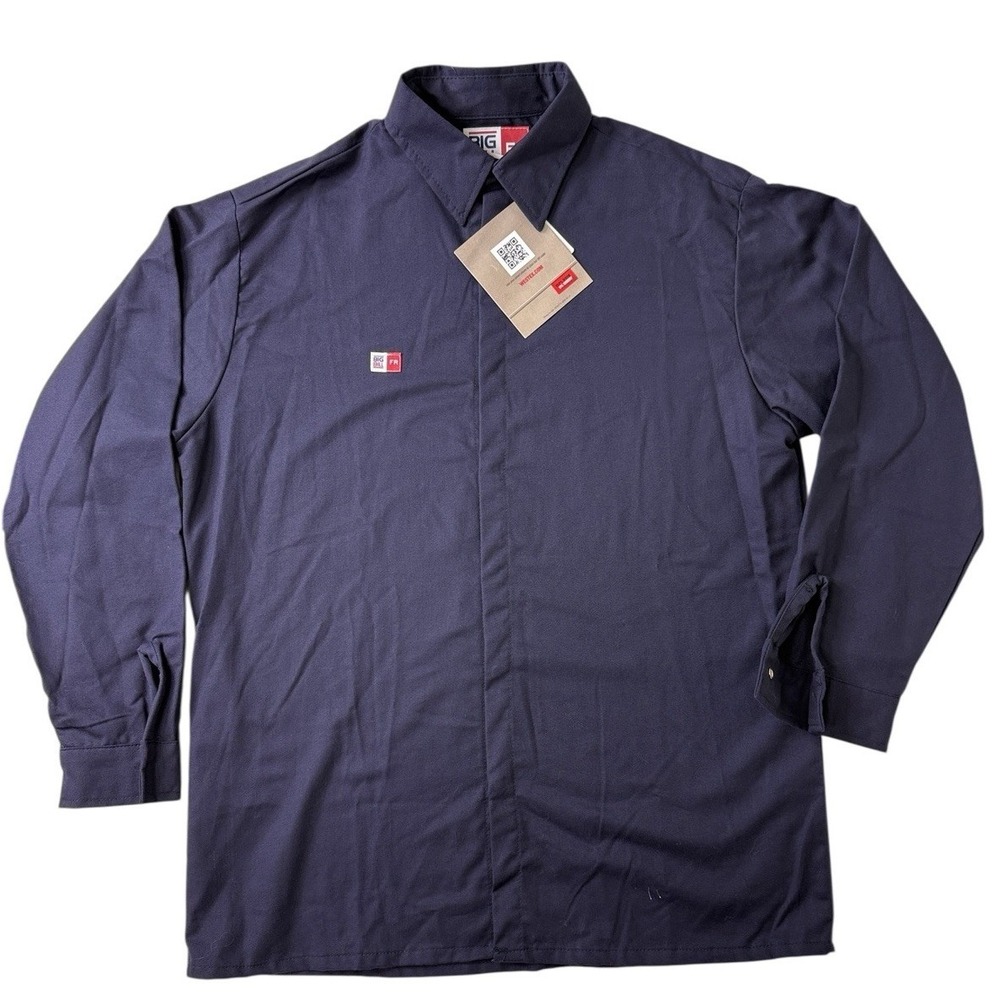 Big Bill Westex FR Flame Resistant Food Processing Long Sleeve Shirt Mens L